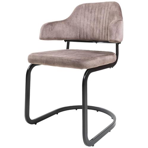 Eetkamerstoel Fox Taupe 08 - Vintage Velvet, Huis en Inrichting, Stoelen, Nieuw, Ophalen of Verzenden