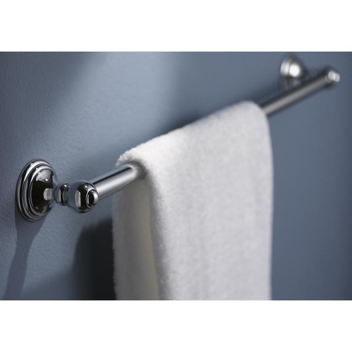 Handdoekhouder Haceka Allure Enkel 550 mm Chroom, Huis en Inrichting, Badkamer | Badtextiel en Accessoires, Ophalen of Verzenden