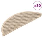 vidaXL Trapmatten zelfklevend Sisal-Look 30 st 56x17x3 cm, Verzenden, Nieuw