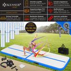 KESSER® Gymnastiekmat - Airtrack - Turnmat - 5M - Blauw, Huis en Inrichting, Verzenden, Nieuw