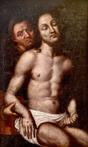 Schilderij - Olieverf op doek - Christus in barmhartigheid