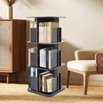 Draaibare Boekenkast 3-Laags – 360° Rotatie Opbergrek, Huis en Inrichting, Kasten | Boekenkasten, Verzenden, Nieuw