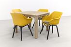 Hartman Sophie tuinstoel Yellow/Rome grey 100 cm. - 5-delig, Verzenden, Nieuw, Hout, Tuinset