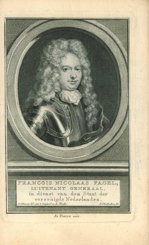 Portrait of Francois Nicolas Fagel, Antiek en Kunst, Kunst | Etsen en Gravures