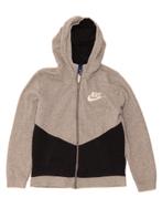 NIKE Boys Zip Hoodie Sweater 12-13 Years Large  Grey, Verzenden, Nieuw