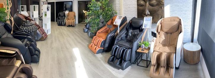 Massagestoelen showroom, Sport en Fitness, Massageproducten, Massagestoel of Kussen, Nieuw, Verzenden