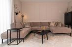 U bank Romi - Hotel Chique - Velours - Velvet - Taupe, Ophalen of Verzenden, Nieuw, Leer, Hotel Chique, Taupe, Beige