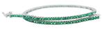 Zonder Minimumprijs - Armband - 18 karaat Witgoud Smaragd, Nieuw