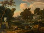 Albert Meyeringh (1645-1714) - Paesaggio con rovine antiche, Antiek en Kunst, Kunst | Schilderijen | Klassiek