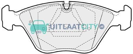 *Tip*  Remblokken AUDI JAGUAR, Auto-onderdelen, Uitlaatsystemen, Nieuw, Audi, Jaguar, Ophalen of Verzenden