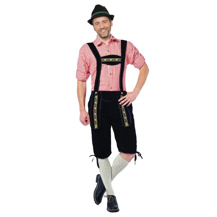Zwarte bierfeest/oktoberfest lederhosen lange overknee bro.., Kleding | Heren, Carnavalskleding en Feestkleding, Ophalen of Verzenden