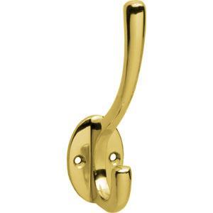 Intersteel Kapstokhaak ovaal messing gelakt, Huis en Inrichting, Woonaccessoires | Kapstokken, Nieuw, Ophalen of Verzenden