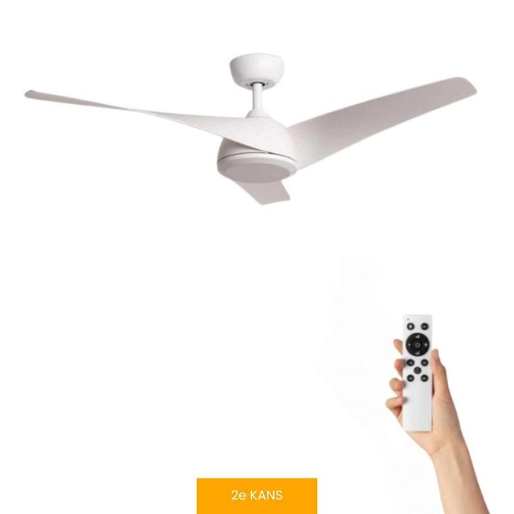 Plafondventilator Ebba zonder verlichting - Hout, Witgoed en Apparatuur, Ventilatoren, Nieuw, Ophalen