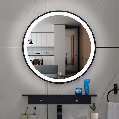 Xellanz Lista Nera Badkamerspiegel met LED Verlichting -, Huis en Inrichting, Woonaccessoires | Spiegels, Nieuw, Ophalen of Verzenden