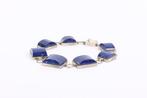 Zonder Minimumprijs - Armband Zilver Lapis lazuli - Top, Sieraden, Tassen en Uiterlijk, Armbanden, Nieuw