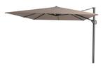 Platinum Challenger zweefparasol T1 Premium 4x3 m. - Havana, Tuin en Terras, Parasols, Verzenden, Nieuw, Zweefparasol, Kantelbaar
