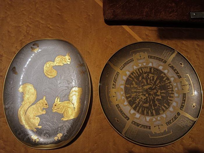 Angelo Morbelli - Bord (2) - Porselein, Antiek en Kunst, Antiek | Glas en Kristal