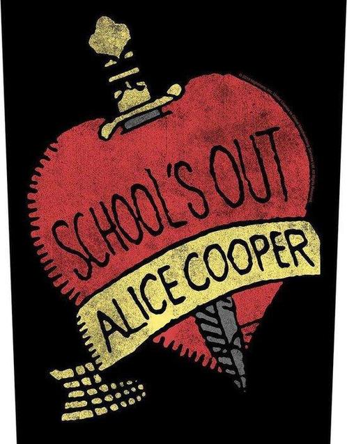 Alice Cooper - Schools Out Backpatch officiële merchandise, Verzamelen, Muziek, Artiesten en Beroemdheden, Kleding, Nieuw, Ophalen of Verzenden