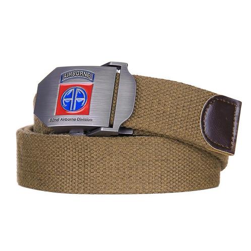 Tropenkoppel 82nd Airborne. Diverse kleuren - Maat 52-130, Kleding | Heren, Riemen en Ceinturen, Nieuw, Verzenden