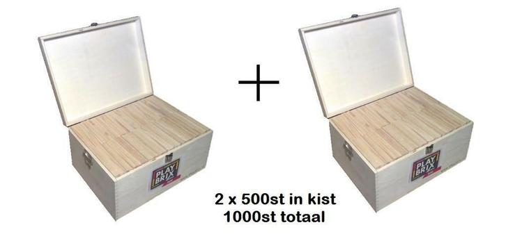 Bouwplankjes PlayBrix SUPERDEAL 2x500st= 1000 STUKS !!, Kinderen en Baby's, Speelgoed | Bouwstenen, Nieuw, Overige merken, Ophalen of Verzenden