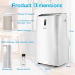 2dekans | Coast Mobiele Airconditioner 16.000 BTU - 5-in-1 -, Doe-het-zelf en Verbouw, Verwarming en Radiatoren, Ophalen of Verzenden