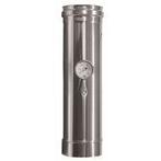Enkelwandig rookkanaal  temperatuursensor pijp 500mm,  Ø150, Huis en Inrichting, Kachels, Ophalen of Verzenden, Nieuw