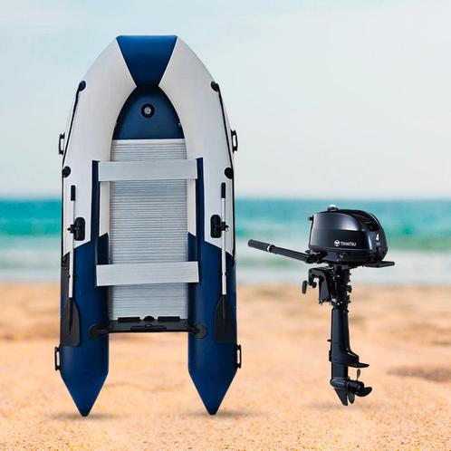 330 Boten  Combi Deal - Aluminium vloer - Tohatsu 4 PK, Watersport en Boten, Rubberboten, Nieuw, Overige materialen, Ophalen of Verzenden