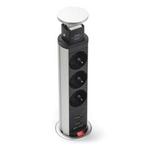Stekkerdoos 3-voudig | Brennenstuhl | 2 meter, Verzenden, Nieuw