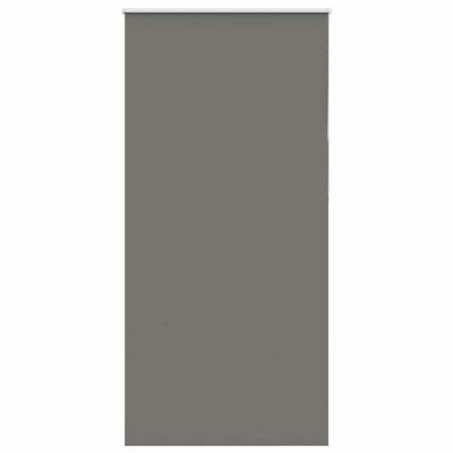vidaXL Rolgordijn verduisterend 115x210 cm stofbreedte 110,7, Huis en Inrichting, Stoffering | Gordijnen en Lamellen, Grijs, Nieuw