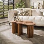 Salontafelset Organisch Oliver, Huis en Inrichting, Tafels | Salontafels, Verzenden, Nieuw