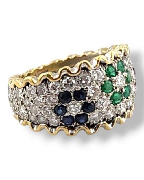 Ring - 14 karaat Geel goud, 14k Geelgouden Ring met, Sieraden, Tassen en Uiterlijk, Ringen