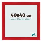 Fotolijst 40x40 cm - Rood - MDF - Pisa, Verzenden, Nieuw