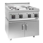 GGM Gastro | Elektrisch fornuis - 8 kW - 4 ronde platen - |, Verzenden, Nieuw in verpakking