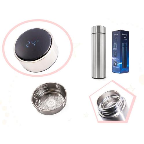 Thermosbeker en thermosfles met LED graden display en thee /, Huis en Inrichting, Keuken | Servies, Ophalen of Verzenden