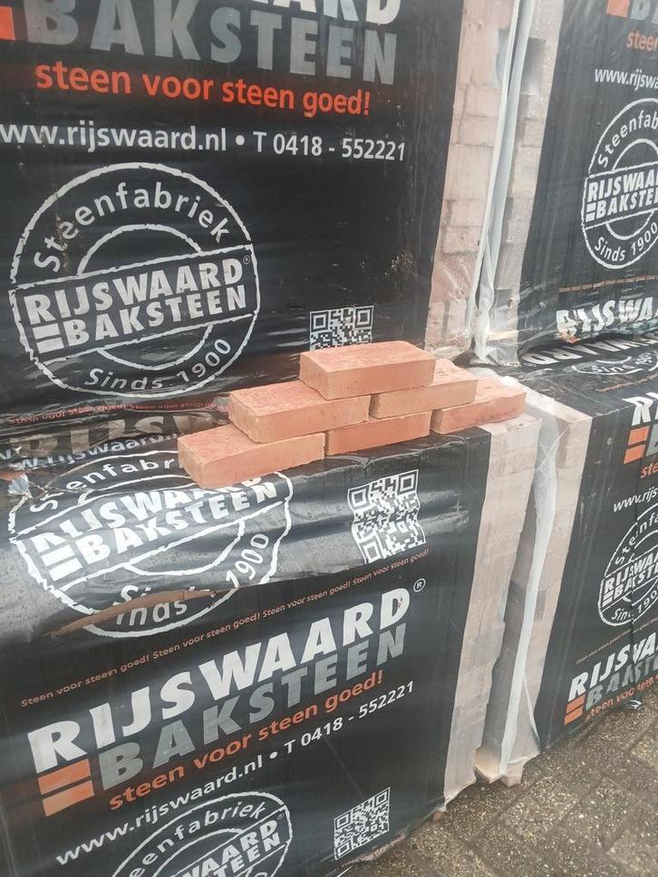 vuilwerk metselsteen waalformaat massief  pallet a 400st., Doe-het-zelf en Verbouw, Metselstenen, Nieuw, Ophalen