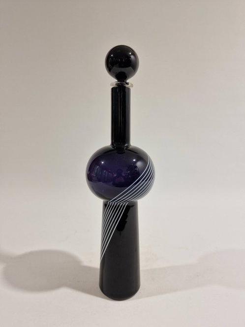 VeArt - Bruno Gambone - Vaas - Fles met dop - Glas, Antiek en Kunst, Antiek | Glas en Kristal