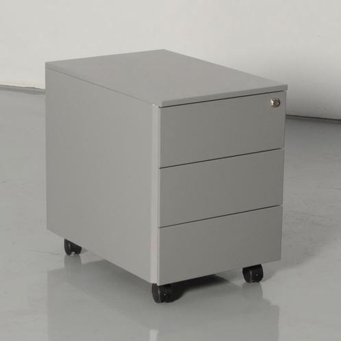 Officenow ladeblok, grijs, 56 x 40 cm, 3 laden, Huis en Inrichting, Kasten | Ladekasten, Ophalen of Verzenden
