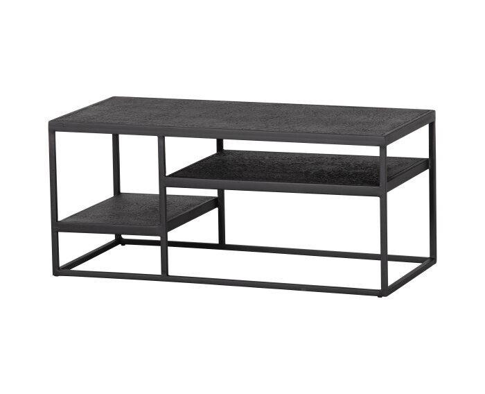 Febe Salontafel Metaal Zwart - WOOOD, Huis en Inrichting, Tafels | Salontafels, Nieuw, Ophalen of Verzenden