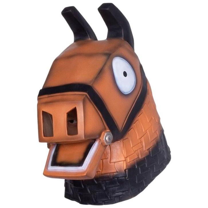 Loot Llama masker (Fortnite) bruin, Kleding | Dames, Carnavalskleding en Feestkleding, Nieuw, Verzenden