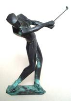 Figuur - Golfer in full swing - kubistische stijl -