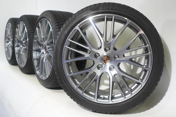 Porsche Panamera 971 21 inch velgen Pirelli Winterbanden Ori, Auto-onderdelen, Banden en Velgen, Velg(en), Gebruikt, 21 inch, Winterbanden