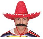 Sombrero Rood 50cm, Hobby en Vrije tijd, Verzenden, Nieuw