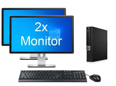STUNTPRIJS: Dell OptiPlex 7040 Micro i5 6e Gen incl. 2, Computers en Software, Desktop Pc's, 8 GB, Ophalen of Verzenden