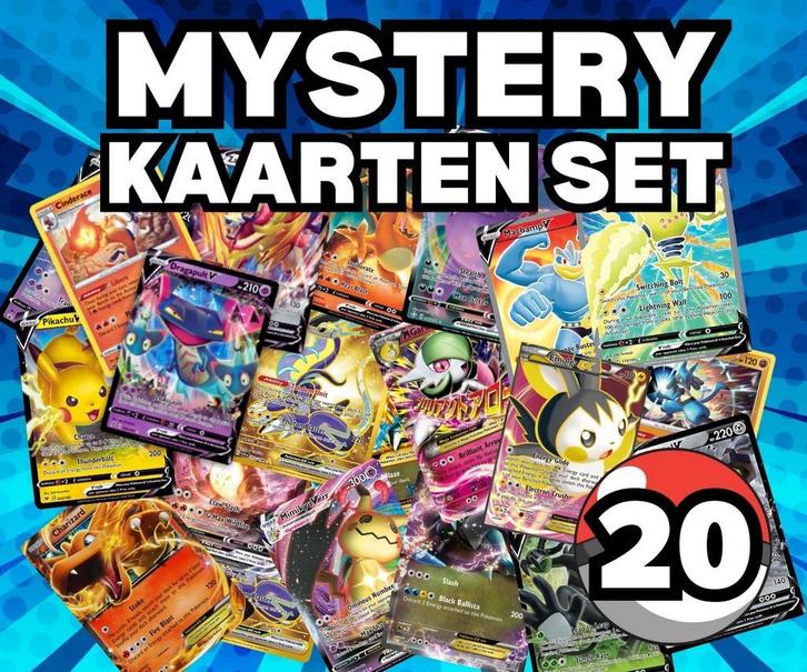 20 POKÉMON Kaarten Bundel, Hobby en Vrije tijd, Verzamelkaartspellen | Pokémon, Meerdere kaarten, Nieuw, Foil, Verzenden