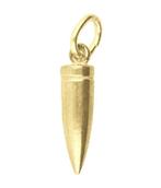 Gouden Kogel ketting hanger, Verzenden, Nieuw