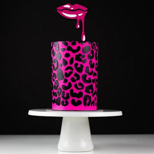 Sweet Stamp Stencil Leopard Print 21,5x25cm, Hobby en Vrije tijd, Taarten en Cupcakes maken, Nieuw, Verzenden