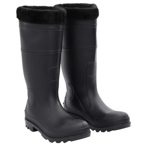 vidaXL Regenlaarzen met verwijderbare sokken maat 41 PVC, Watersport en Boten, Hengelsport | Algemeen, Nieuw, Verzenden