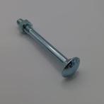 Slotbout met moer M8x80 verzinkt (100st), Ophalen of Verzenden, Nieuw
