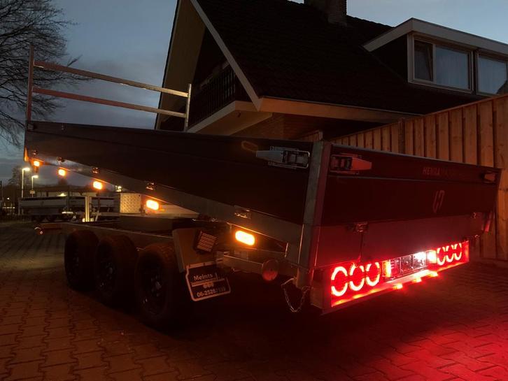 Henra Elektrische Kipper 3 asser 400x200 Special Edition!, Auto diversen, Aanhangers en Bagagewagens, Nieuw, Ophalen