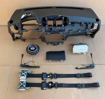Fiat 500 facelift 2015-heden airbag set +DASHBOARD airbagset beschikbaar voor biedingen